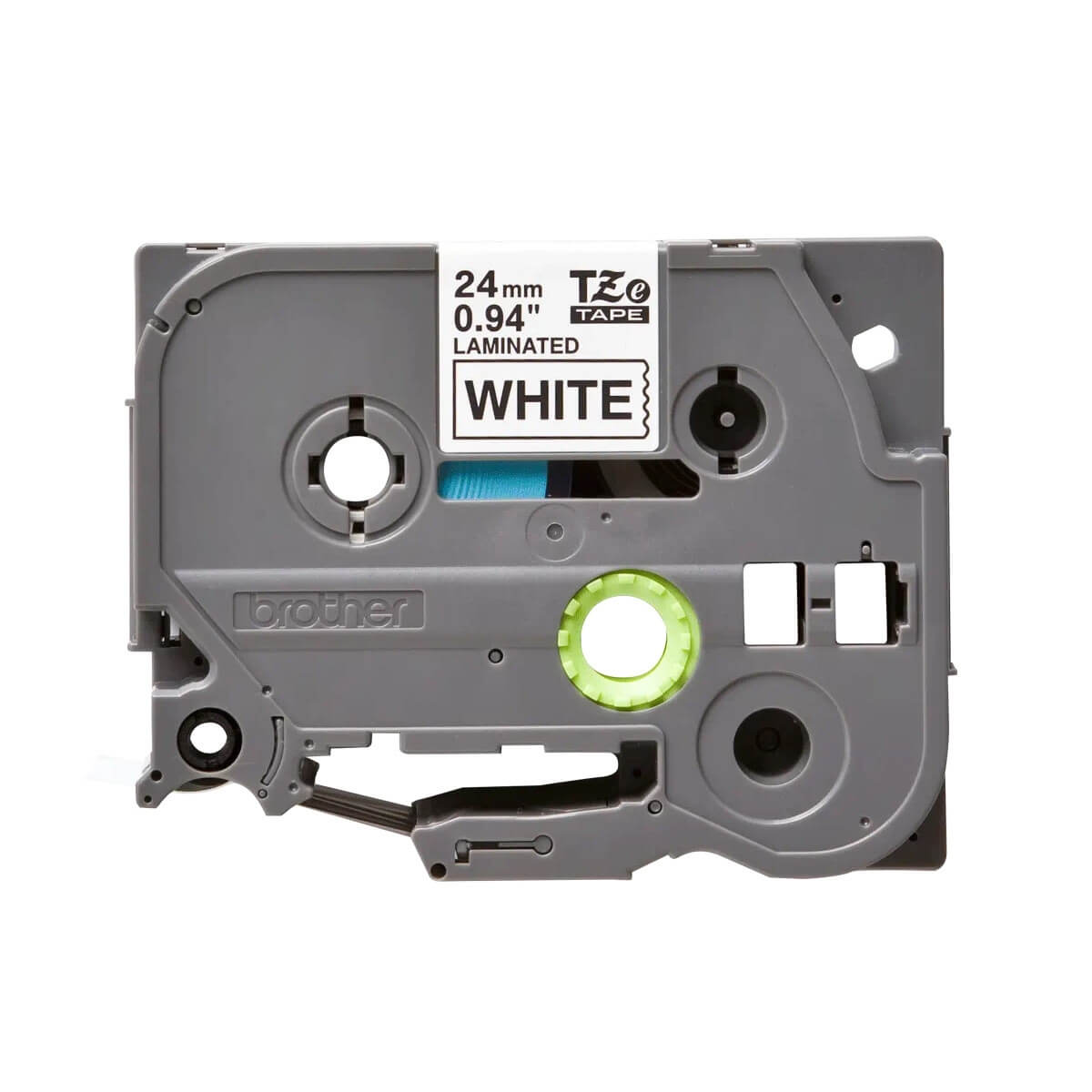 Fita Brother TZE-251 24mm Preto/Branco - Impressorajato