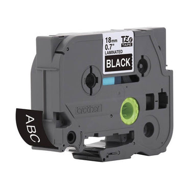 Fita Brother TZE-345 (TZ-345) 18mm Branco/Preto - Impressorajato