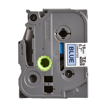 Fita Brother TZE-541 18mm Preto/Azul - Impressorajato