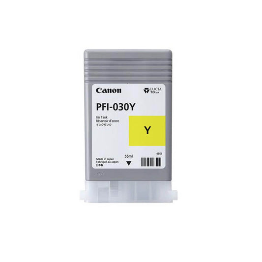 Cartucho Plotter Canon PFI 030 Y Amarelo - Impressorajato