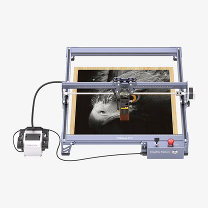 Máquina de Gravação e Corte a Laser Creality Falcon Pro 10W com Rotary Kit para Gravação 360°