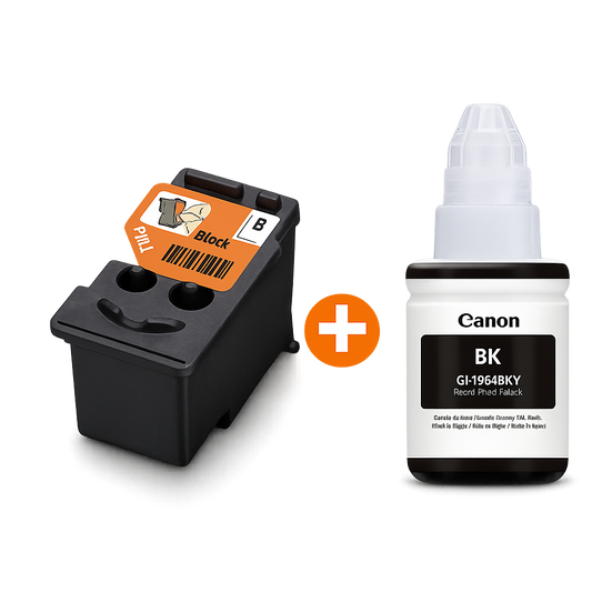 Combo Canon Com Cabeça de Impressão BH-1 + Refil de Tinta GI-190BK Preto