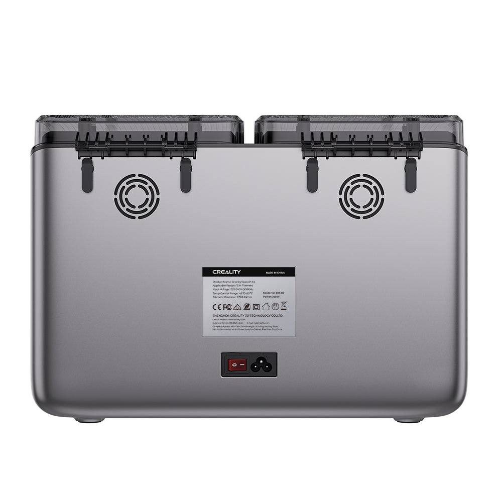 Secador de Filamento Creality SpacePi X4 P/ 4 Bobinas 110V