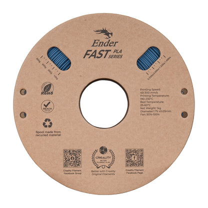 Filamento Creality Ender Fast PLA 1,75mm 1Kg Cinza