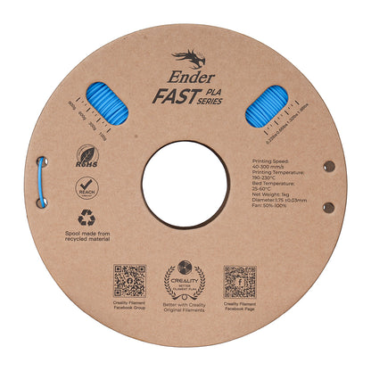 Filamento Creality Ender Fast PLA 1,75mm 1Kg Azul Claro