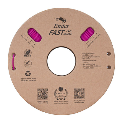 Filamento Creality Ender Fast PLA 1,75mm 1Kg Roxo