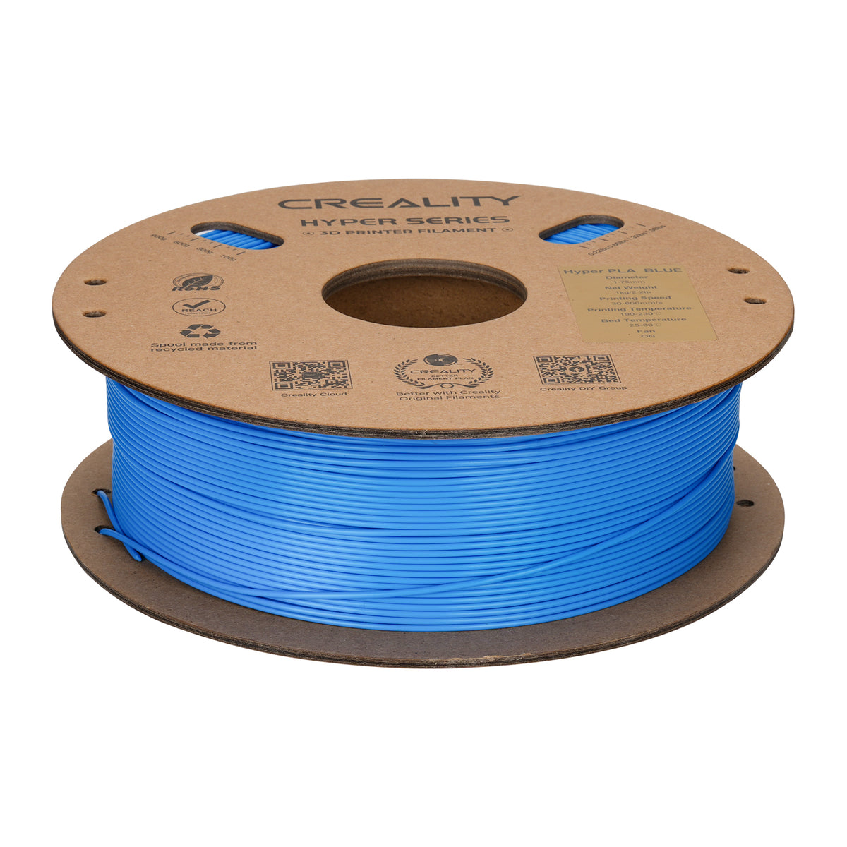 Filamento Creality Hyper PLA 1,75mm 1Kg Azul