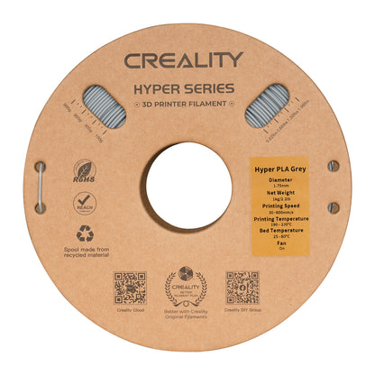Filamento Creality Hyper PLA 1,75mm 1Kg Cinza