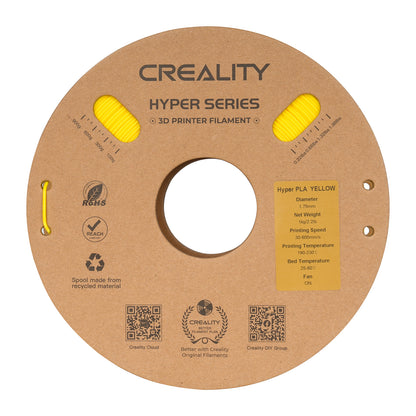 Filamento Creality Hyper PLA 1,75mm 1Kg Amarelo