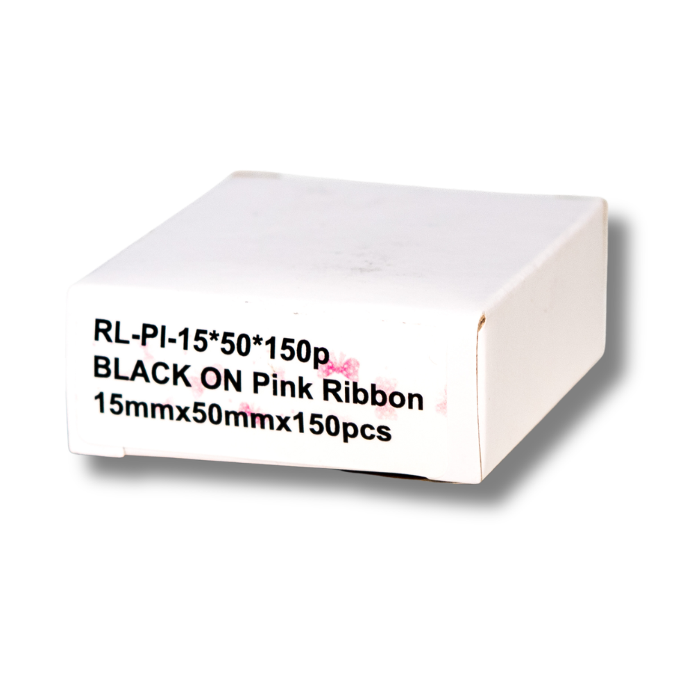 Fita para Rotuladora Pantum PP-110 Branco/Laço Rosa 15X50X150PC