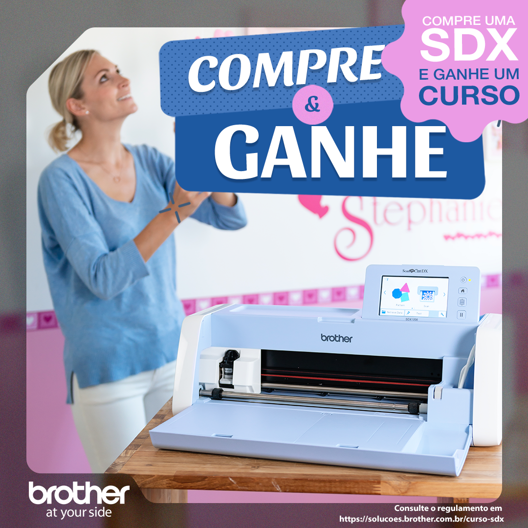 Máquina de Recorte Brother SDX225 110V + Esteira de recorte CADXMATSTD12 (Grátis)