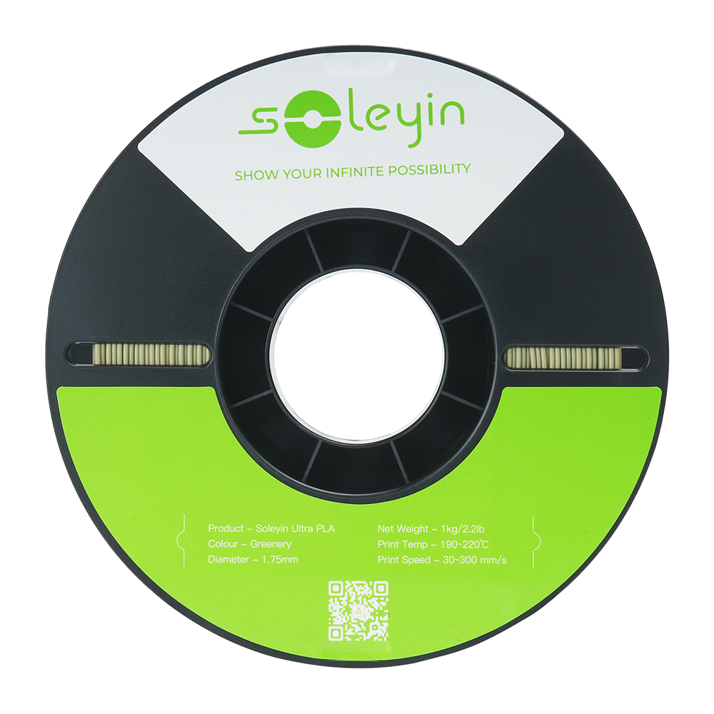 Filamento 3D Creality Soleyin Ultra PLA Greenery (Verde Natureza) 1.75mm 1Kg