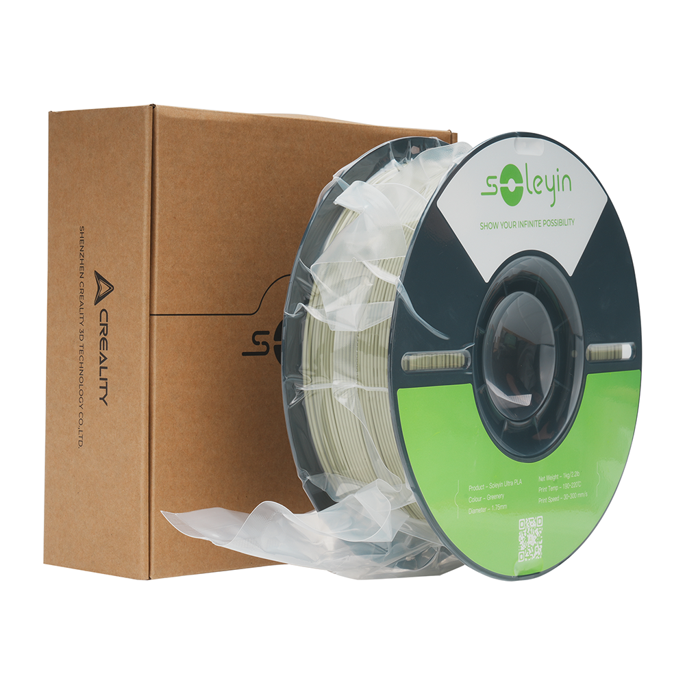 Filamento 3D Creality Soleyin Ultra PLA Greenery (Verde Natureza) 1.75mm 1Kg