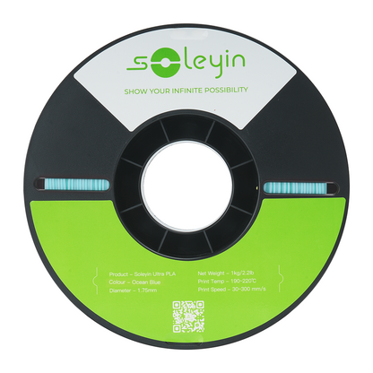 Filamento 3D Creality Soleyin Ultra PLA Ocean Blue (Azul Oceano) 1.75mm 1Kg