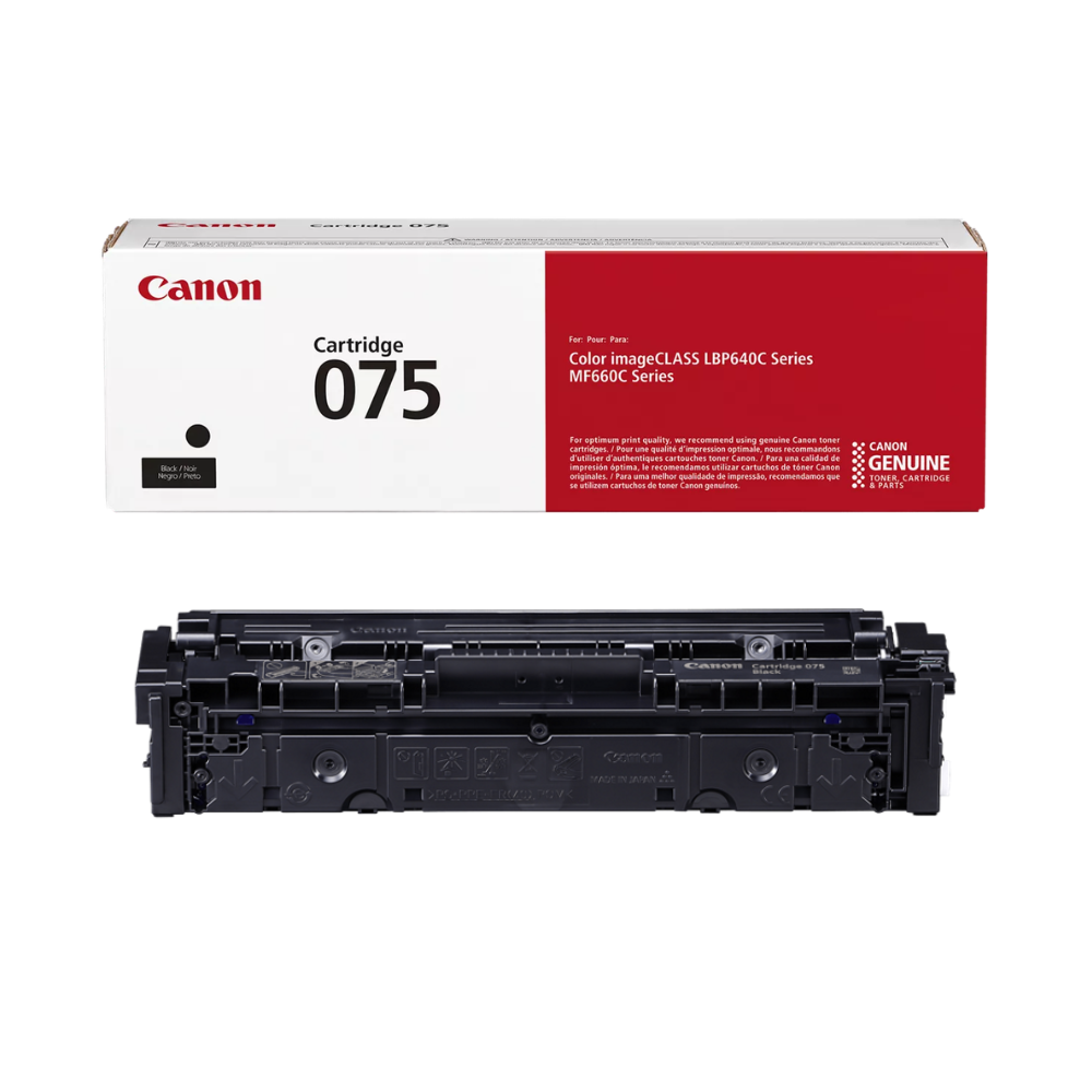 Toner Canon 075BK Preto Para MF663CDW MF665Cdw MF662Cdw LPB647Cdw LBP646Cdw