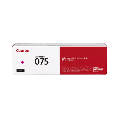 Toner Canon 075M Magenta Para MF663CDW MF665Cdw MF662Cdw LPB647Cdw LBP646Cdw