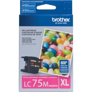 Cartucho Tinta Brother LC-75M Magenta Original - Impressorajato