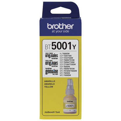 Refil de Tinta Brother BT 5001 Y Amarelo - Impressorajato
