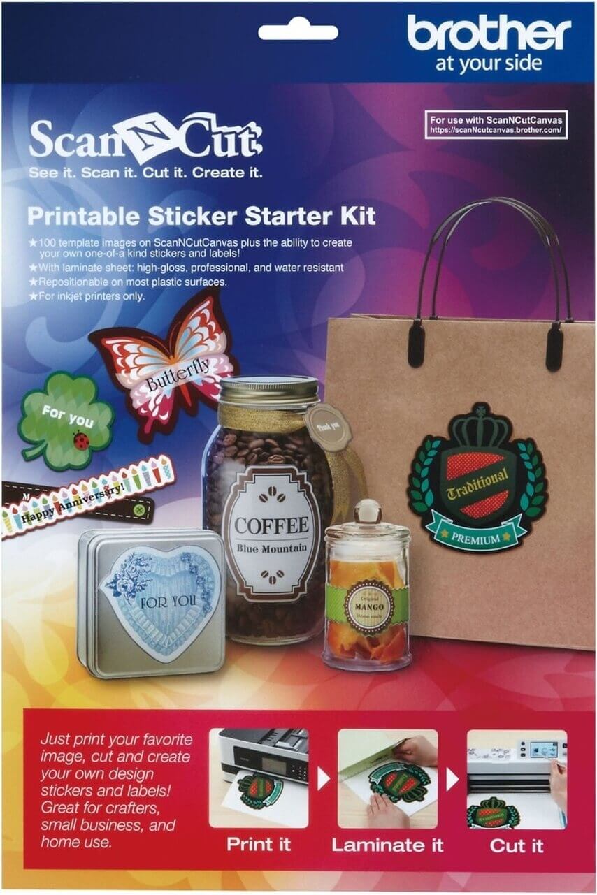 Kit Folha Adesiva para impressão CAPSKIT1 p/ Brother CM550DX - Impressorajato