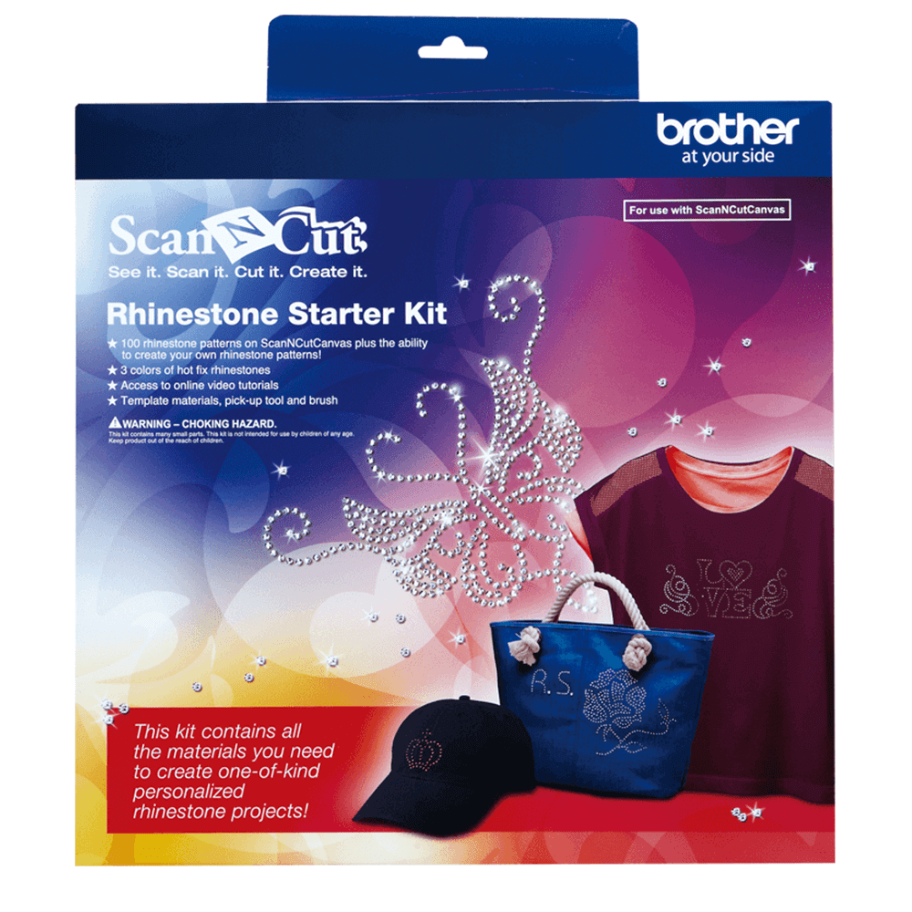 Kit Inicial de Strass CARSKIT1 p/ Brother CM550 - Impressorajato