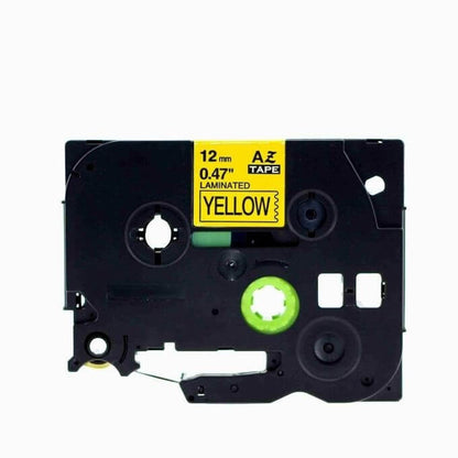 Fita Brother TZE-631 12mm Preto/Amarelo - Impressorajato