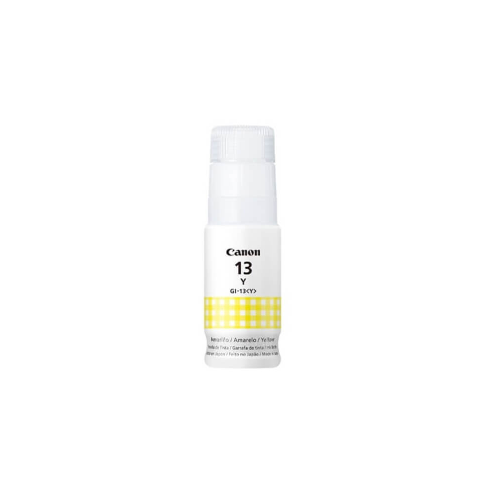 Refil de Tinta Canon GI-13Y Amarelo Para Canon G510, G610 - Impressorajato