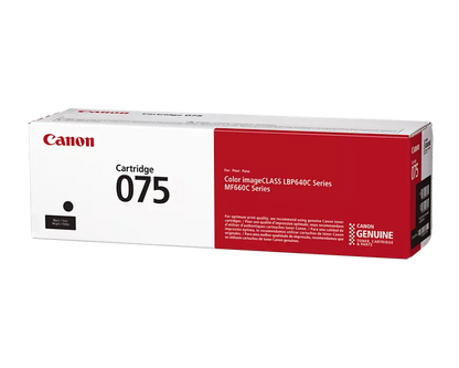 Toner Canon 075BK Preto Para MF663CDW MF665Cdw MF662Cdw LPB647Cdw LBP646Cdw