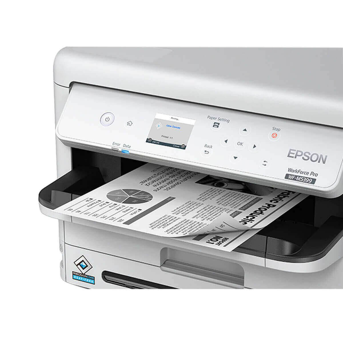 Impressora Epson WorkForce Pro WF-M5399 | Com Bolsa de Tinta Monocromática Wireless - Impressorajato
