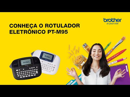 Rotulador Brother PT-M95BK Preto para Fitas M até 9mm e 12mm