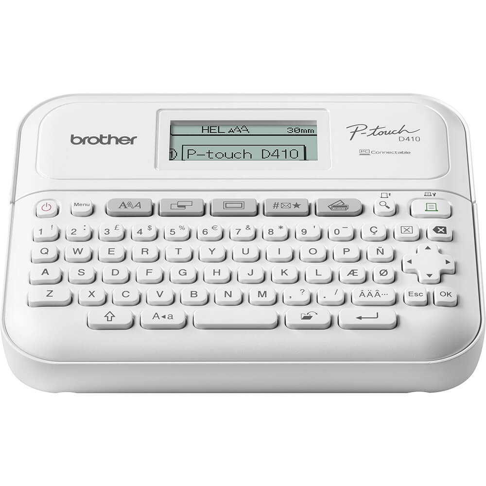 Rotulador eletrônico portátil Brother PT-D410 - Impressorajato