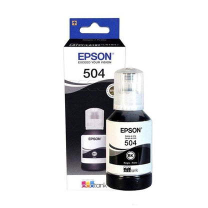 Refil de Tinta Epson T504120 Preto para L4260 L14150 L6270 - Impressorajato
