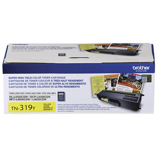 Toner Brother TN-319Y Amarelo Ultra Rendimento - Impressorajato